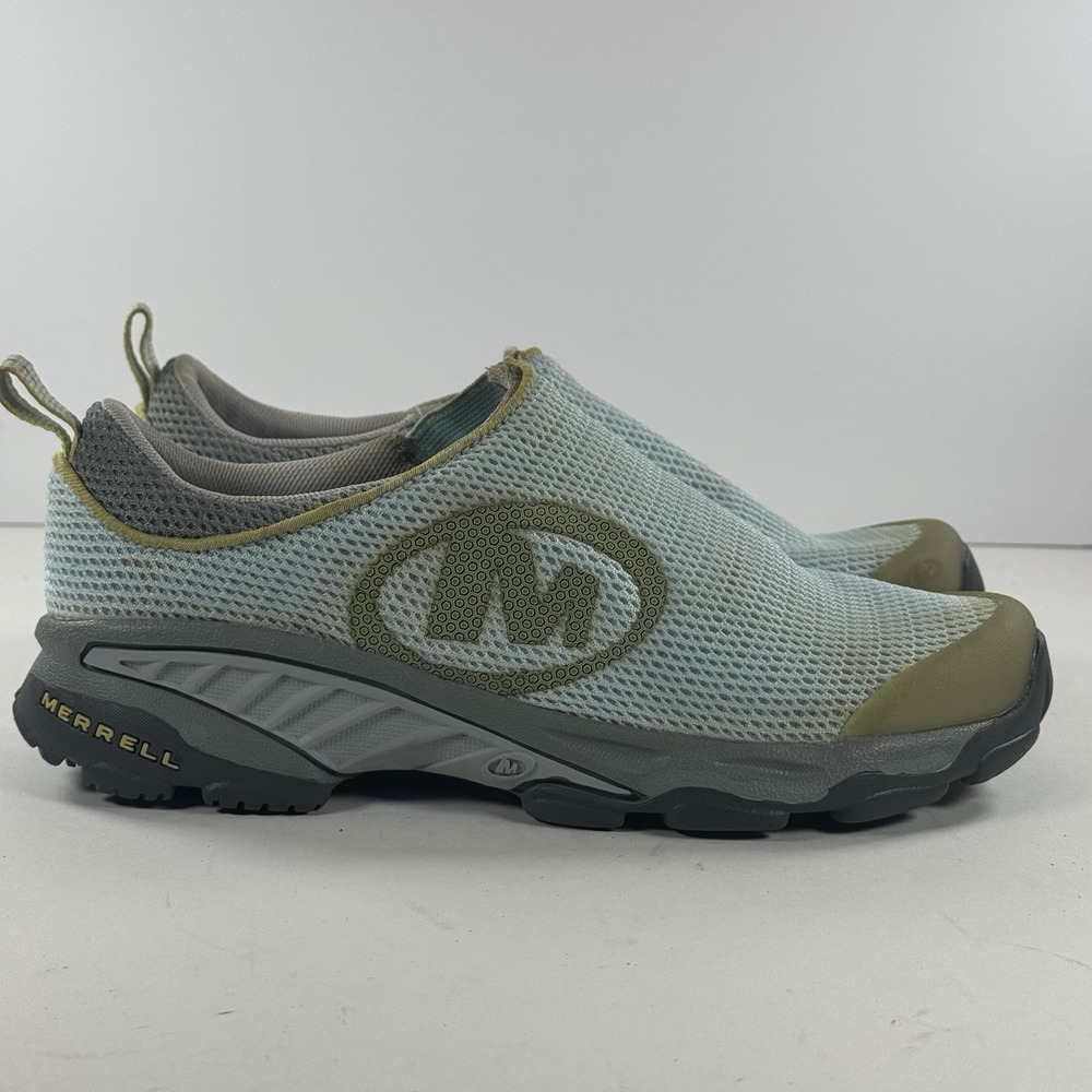 MERRELL Helium‎ Ventilator Slip On Hiking Mocs Light Blue Youth Size 4 US